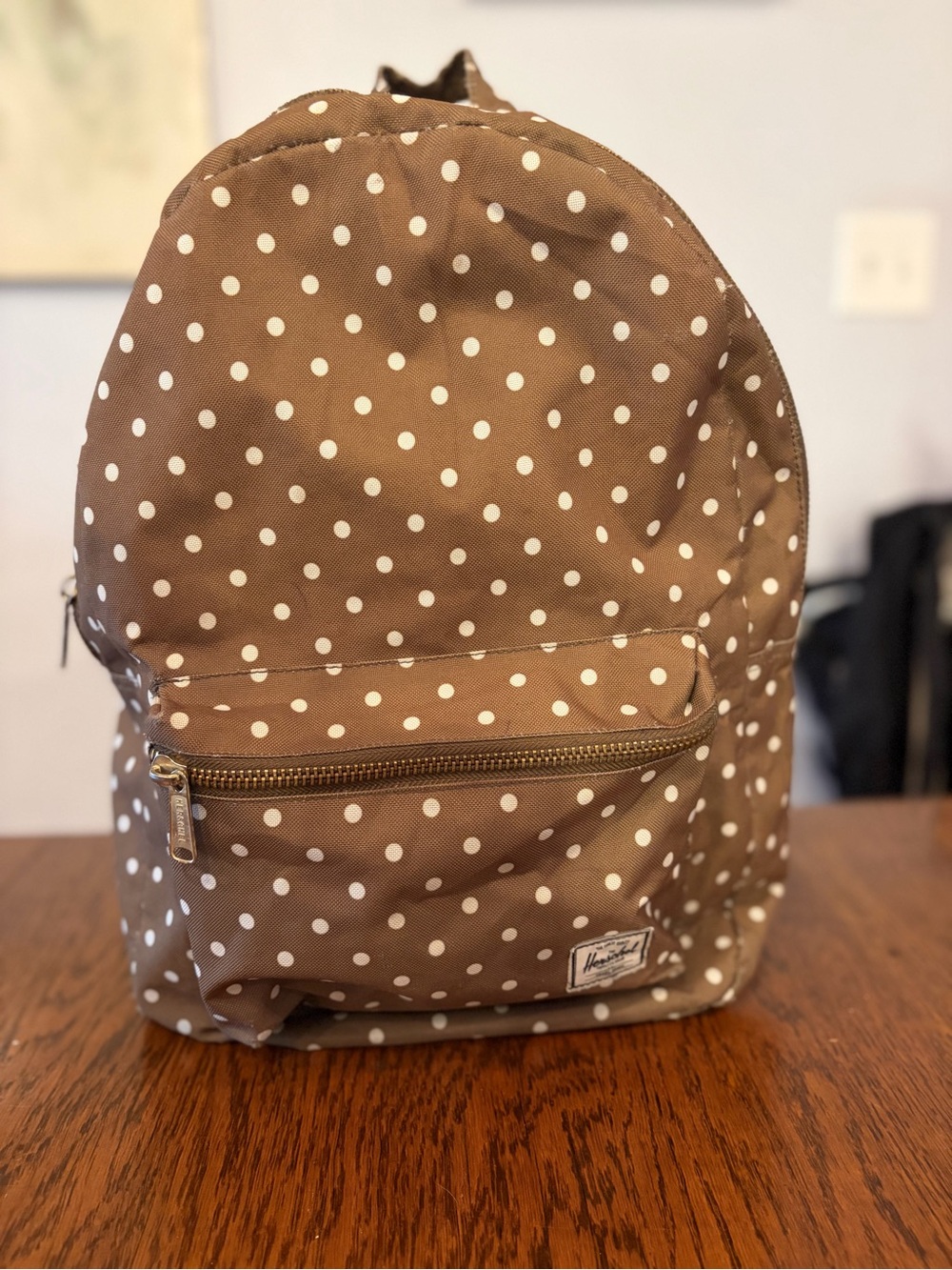 Herschel Supply Company Brown Polka Dot Backpack